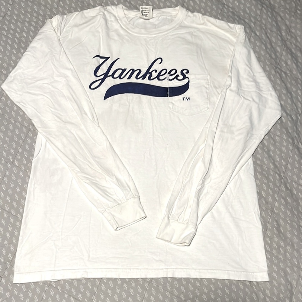 Vintage Trendy Oversized Yankees Long-Sleeved